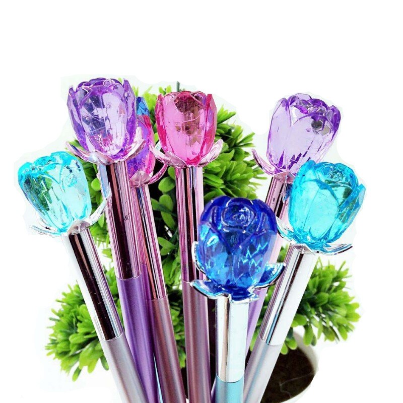 Ballpoint Pen Big Gem Metal Ball Pen With Large Diamond Magical Pen School Office Supplies Students Awards Writing