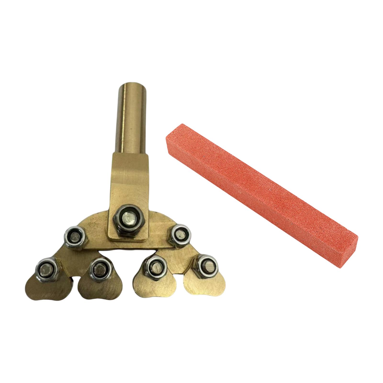 Elektrische instrumenten Fret Press Gitaarreparatietool Compacte en draagbare snaarinstrumentpers voor verschillende radius Fret Board: YELLOW