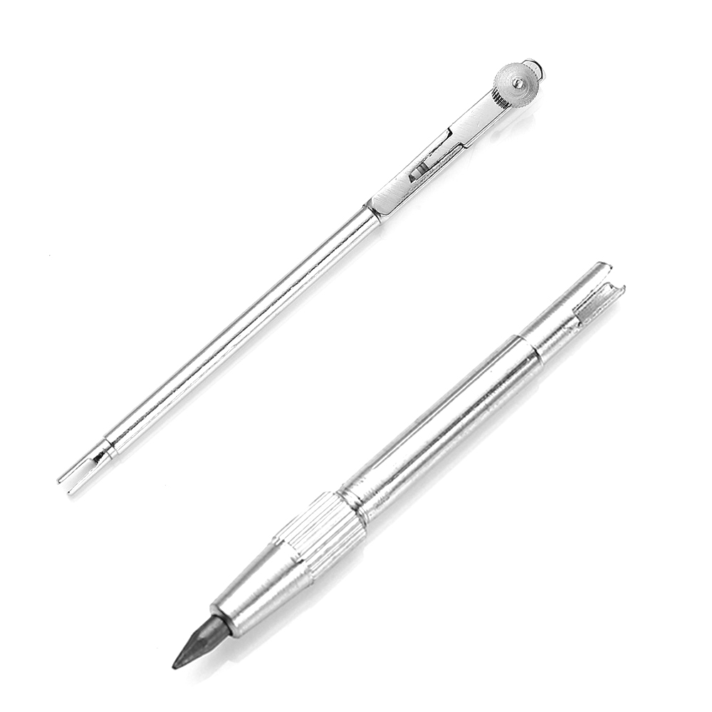 5 PCS Portable Math Geometry Drawing Compasses Set with Pin And Lead Accessory Lead Refills Storage Box for Students Teachers