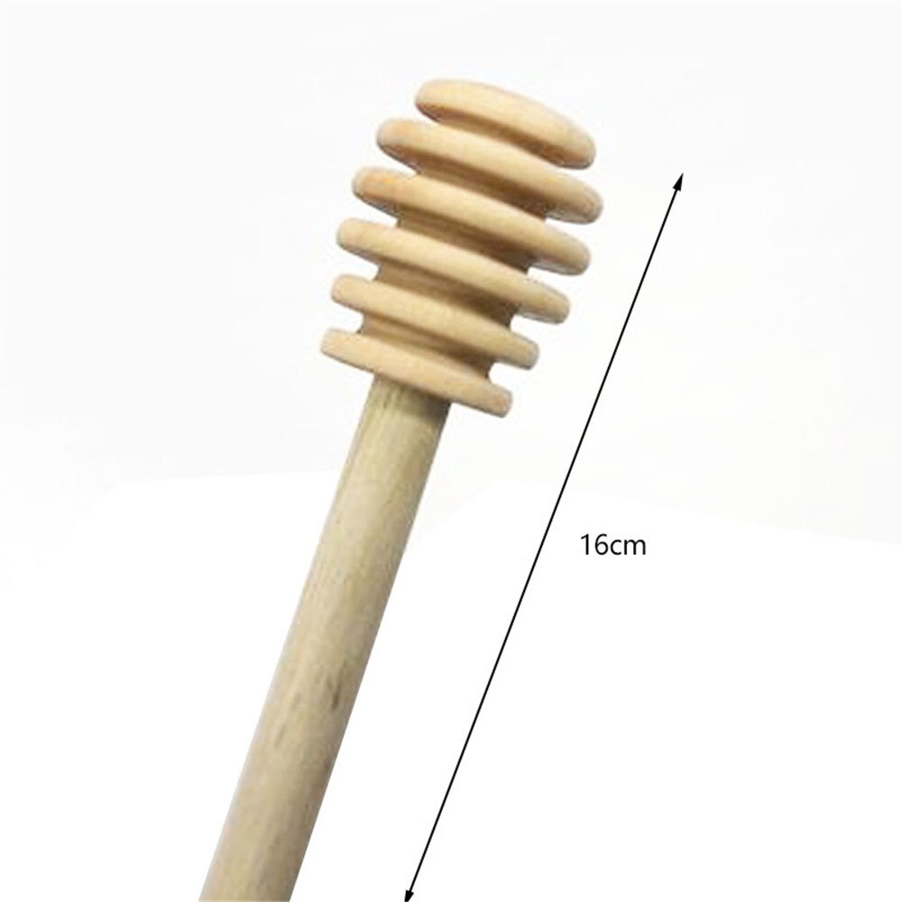 Wysokiej jakości miód mieszadło mieszanie uchwyt słoik łyżka praktyczne 1Pc drewno wóz miód długi kij dostaw miód narzędzia kuchenne