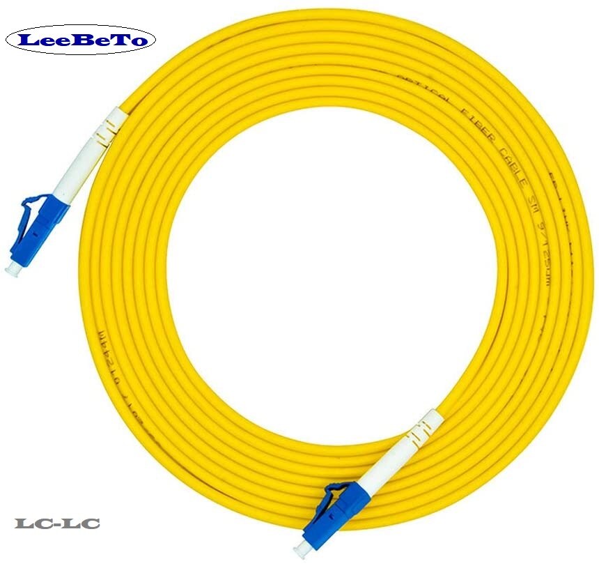 FC to FC SC to SC LC to LC ST to ST SC to SC Fiber Patch Cord Jumper Cable SM Simplex Single Mode Optic for Network 3m 5m 10m: LC-LC