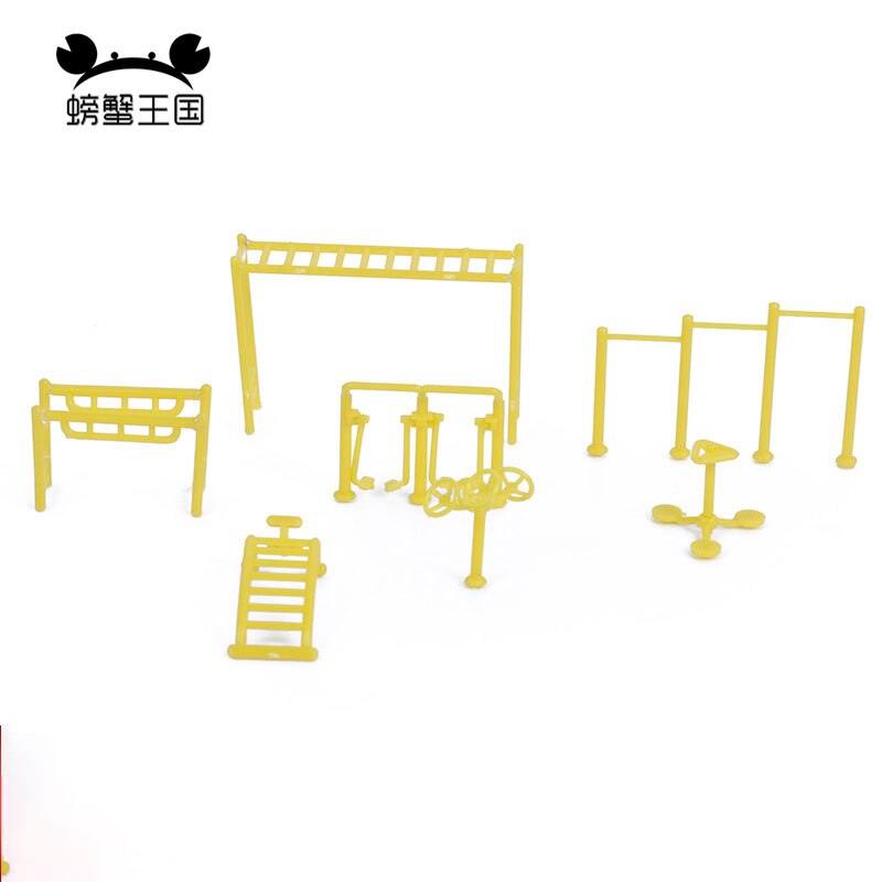 2 setzt Modell Park Fitness ausrügestochen DIY stadion gebäude materialien Bezirk freizeit Fitness ausrügestochen Sand tisch modell