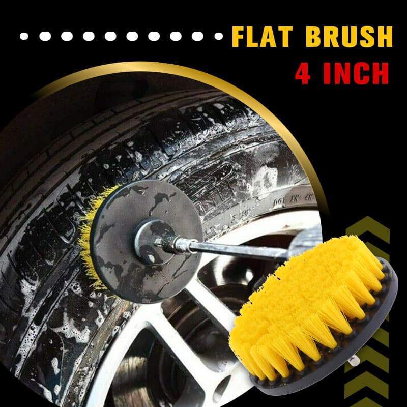 Drill Brush Set All Purpose Cleaner Scrubbing Brushes for Bathroom Surface Grout Tile Tub Shower Kitchen Auto Care Cleaning Tool