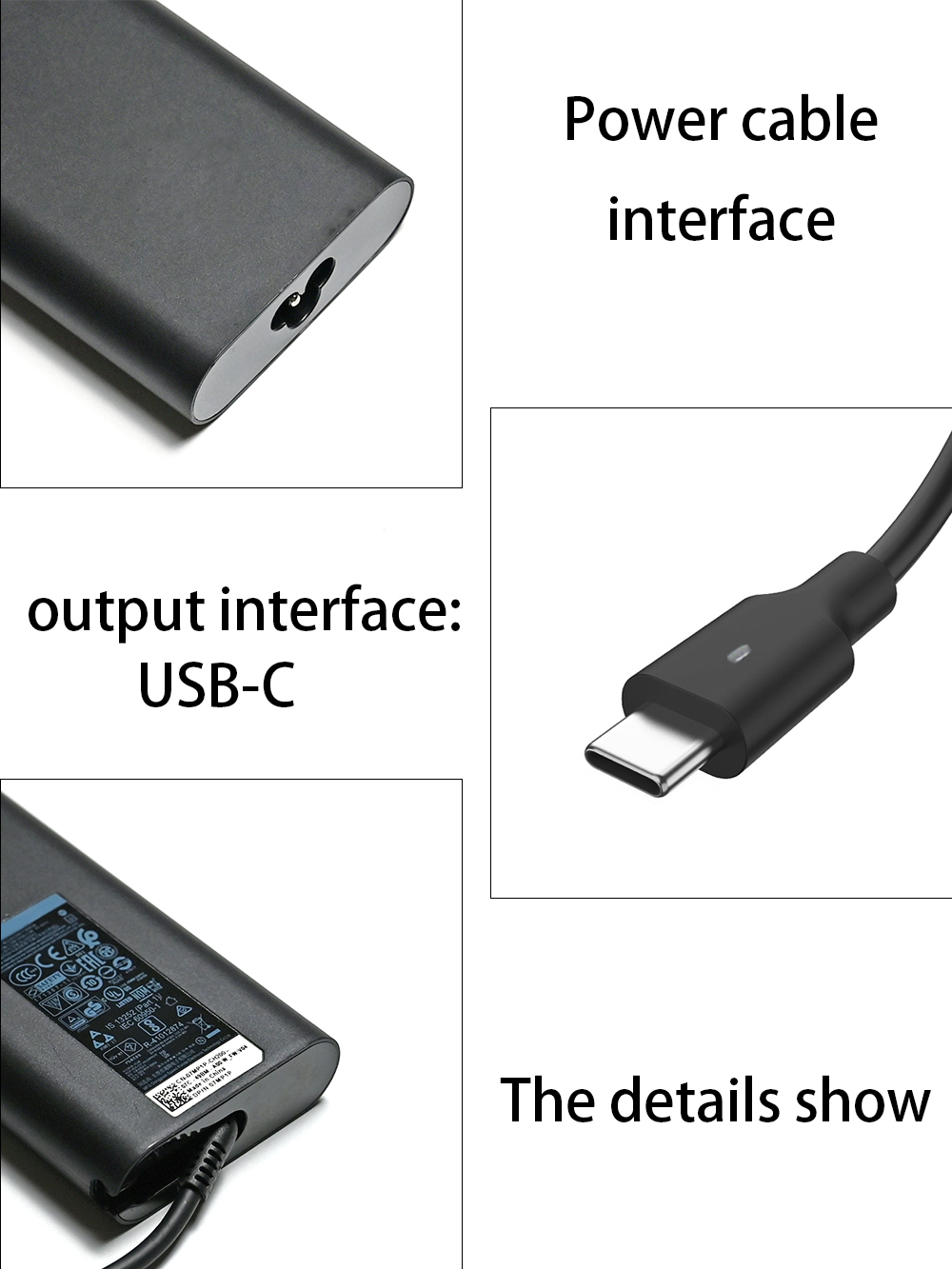 20V 4.5A 90W USB Type C Power Ac Adapter Charger Laptop for dell 5280 5480 5580 LA90PM170 TDK33 0TDK33 Laptop Charger