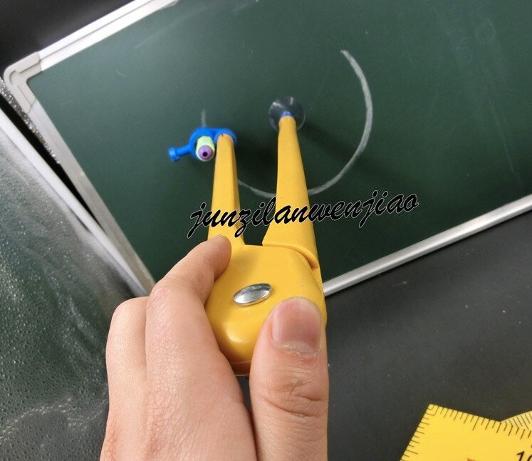 Plastic Protractor Large Squares Supplies Compasses School Supplies for Teachers 4 Pieces/set