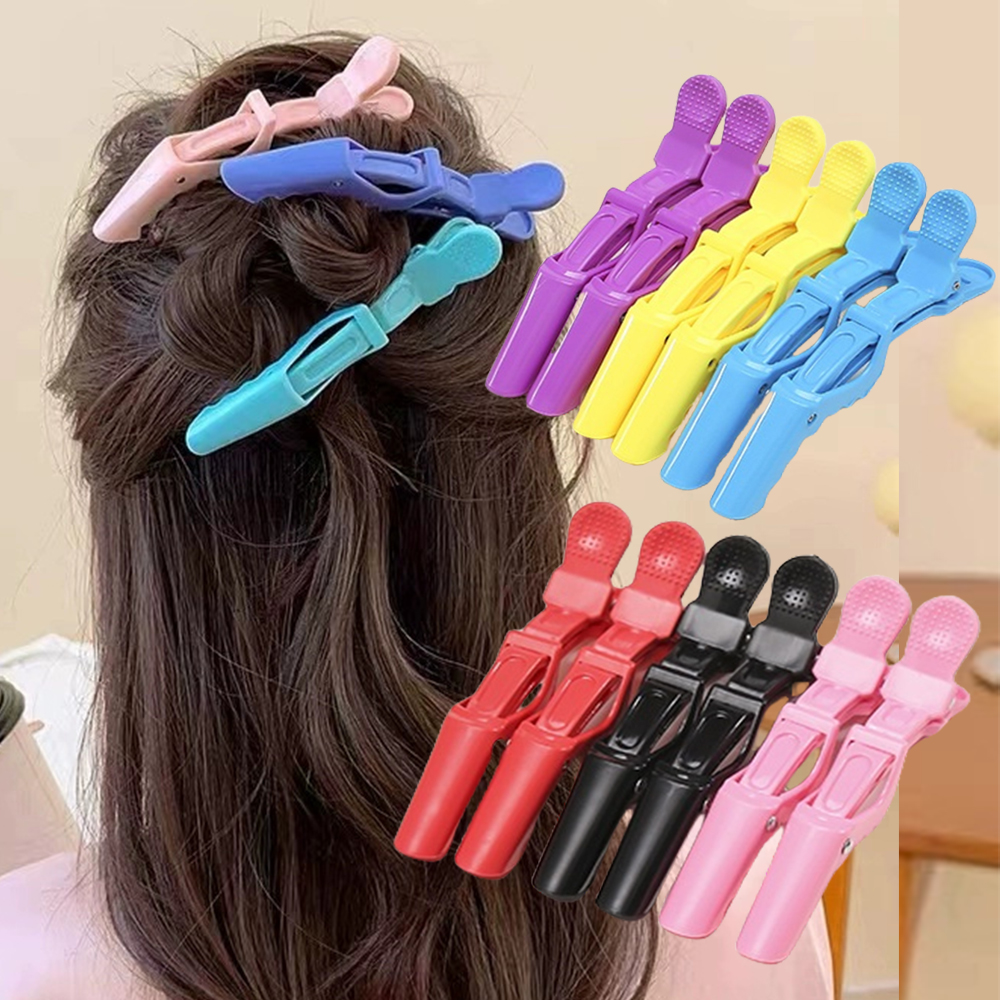 Pinzas de pelo de cocodrilo de plástico, pinzas de peluquería, pinza para el pelo, peluquero , horquillas de estilismo, pasadores, accesorios para el cabello