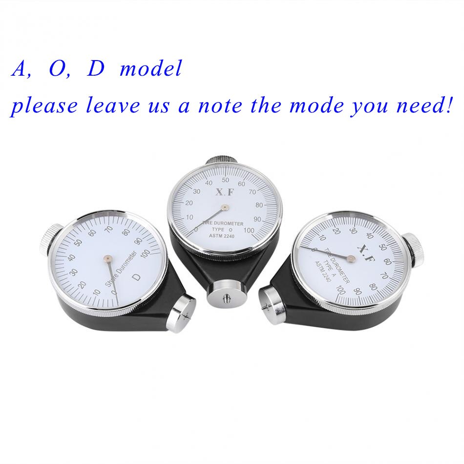 Duromètre Shore A/O/D 0 – 100 HA, testeur de dureté des pneus en caoutchouc, pour plastique, cuir, caoutchouc, multi-résine