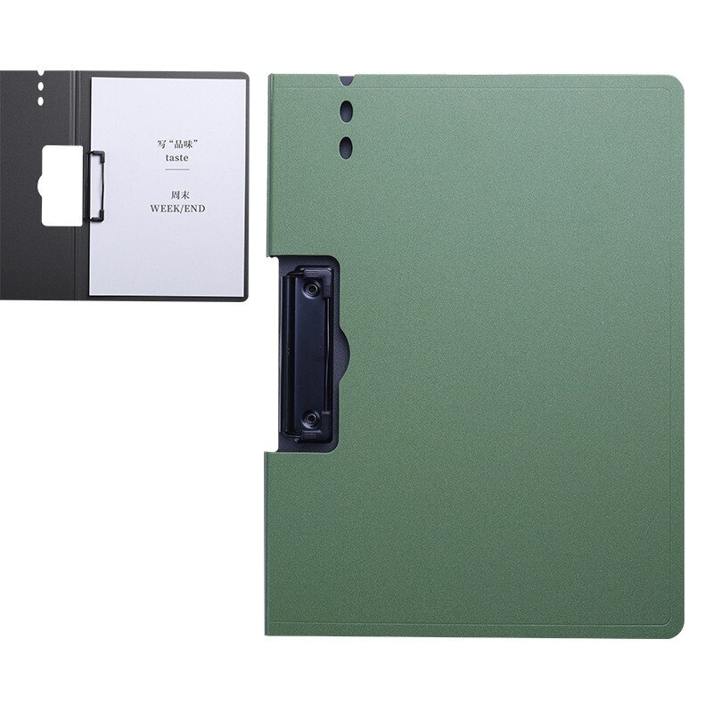 A4 Klembord Met Haak Plastic Clip Board Bestand Mappen Document Houders Tekening Schrijven Pad Kantoorbenodigdheden Student Briefpapier: 10