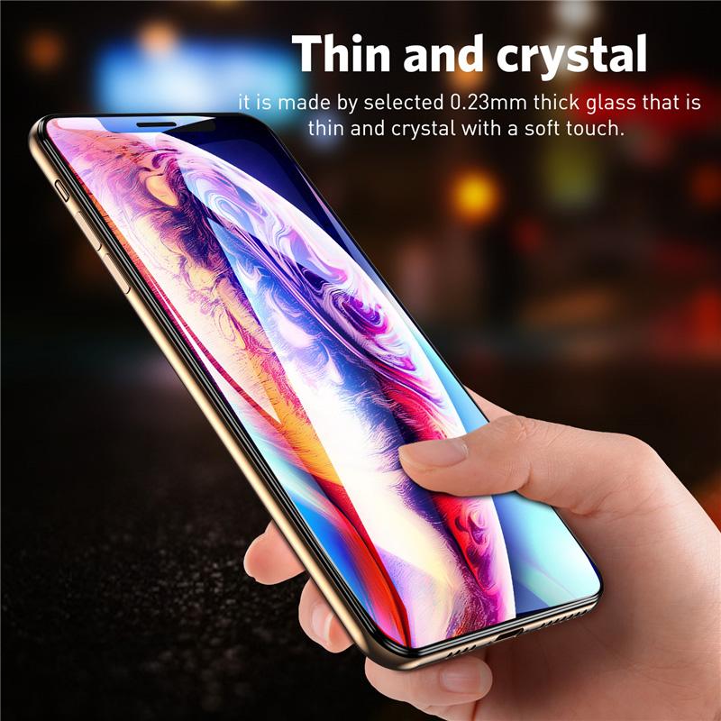9D 2 sztuk szkło hartowane dla iPhone 12 Pro Max ochraniacz ekranu dla iPhone 6 6s 7 8 XS XR 11 12 Mini pełna pokrywa szkło ochronne