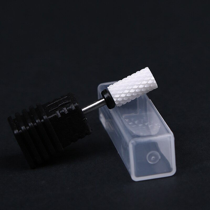 Elektrisk neglefil 3/32 " keramisk neglebor grov medium finkornet manikyrbor med flat topp keramisk neglebor ,jk