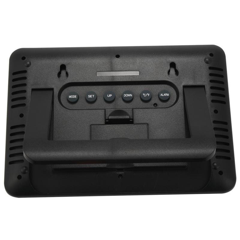 Large Display Digital Wall Clock,Silent Desk Shelf Clocks Battery Operated Easy To Read Nightstand Alarm Clock With No Night Lig