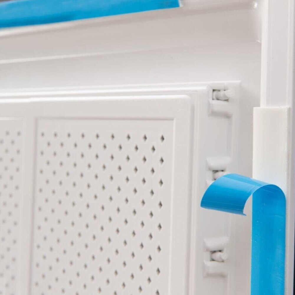 34 * 44 cm. ABS Plastic Bathroom Ventilation Window, Back Side Is Protected From Flies, Easy To Install.