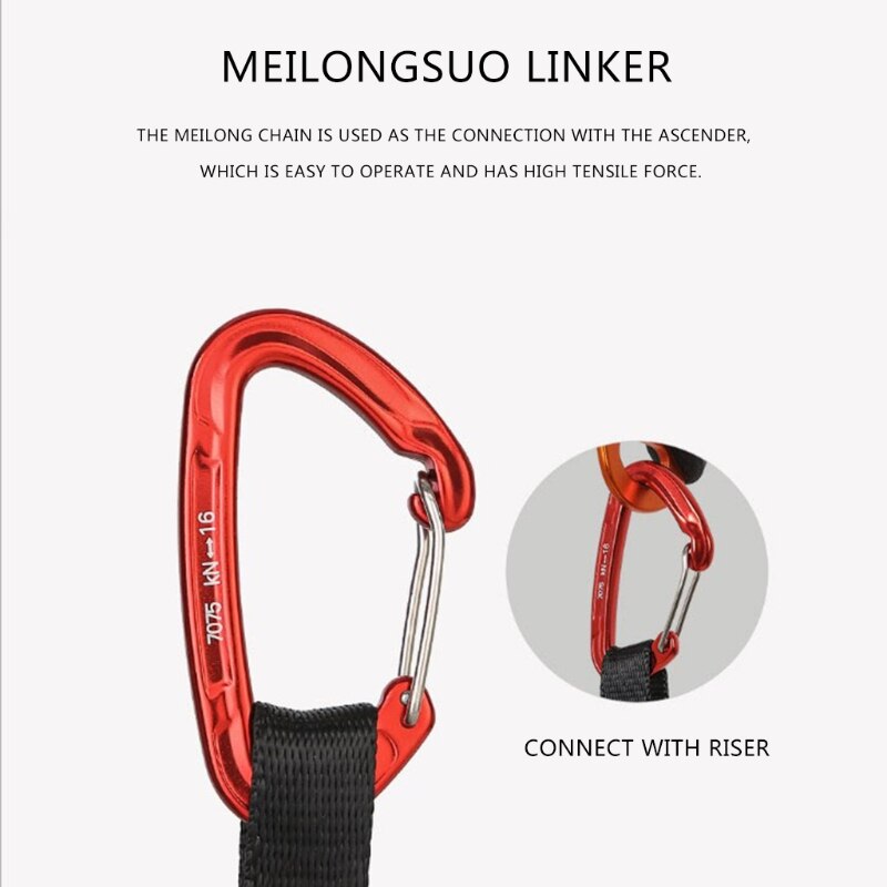 View of Outdoor Mountaineering Equipment Climbing Belt Adj... – Grandado