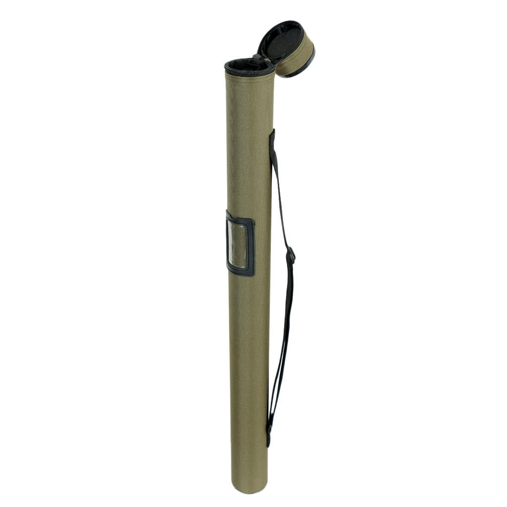 Bolsa de tubo para caña de pescar con mosca, 77cm, funda para caña de pescar, para pesca gruesa de carpa