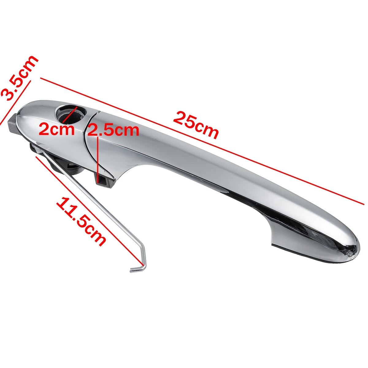 Links/Rechts Drivers Side Buitenkant Deurklink Voor Fiat 500 2007 #735592012, 735485872