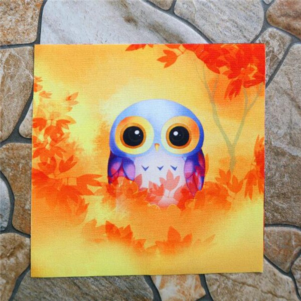 20*20cm Lovely Owl Pattern Patchwork Cotton Fabric Scrapbooking Cloth For Handmade: FA190001-11