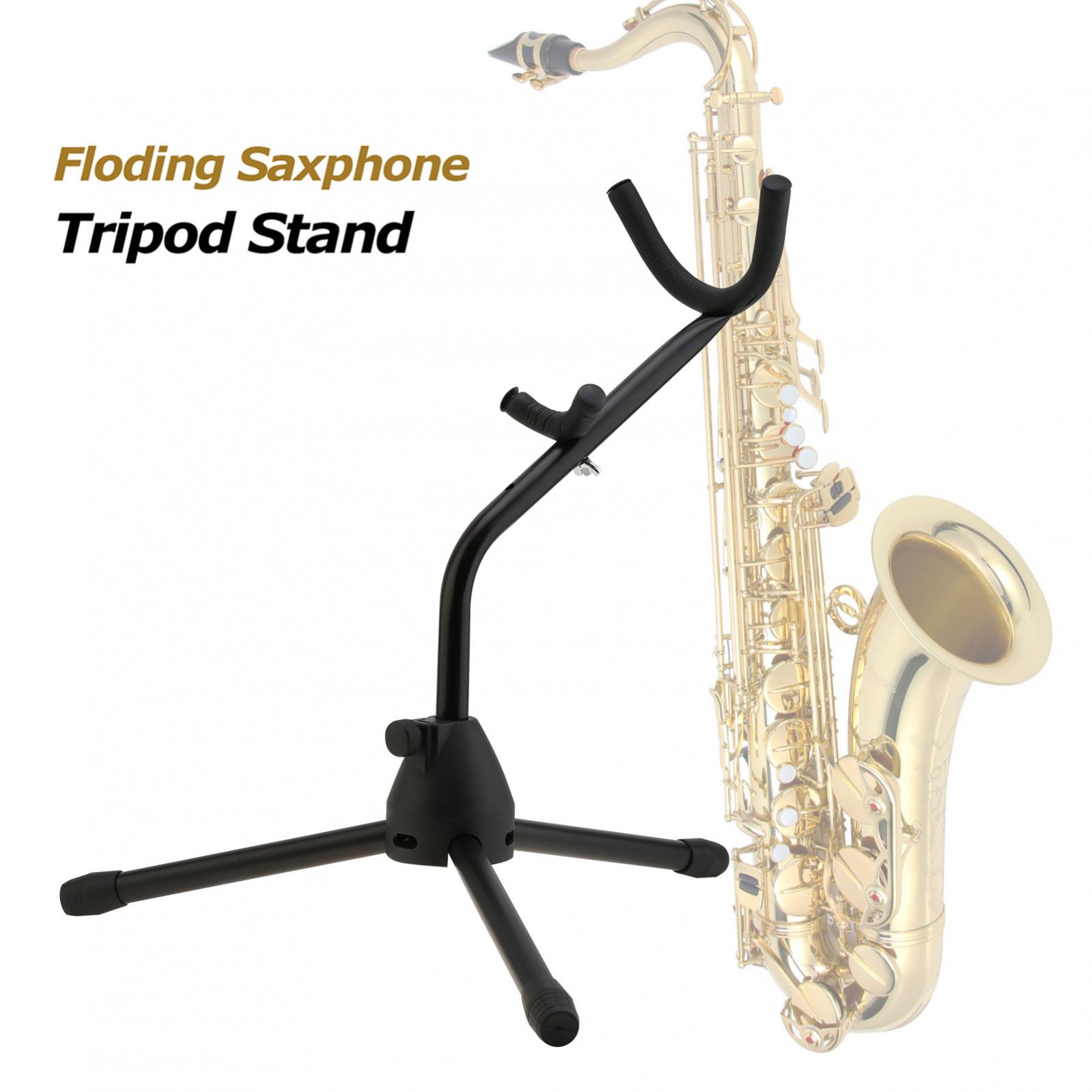 Przenośny, składany stojak na saksofon tenorowy altowy, uchwyt na statyw, akcesoria robić instrumentów