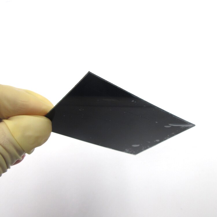 Filtro infrarrojo negro de 65x60x0,05mm, lámina de plástico plegable, Sensor infrarrojo de luz Visible, seguridad de Robot de más de 680nm, 1 unidad