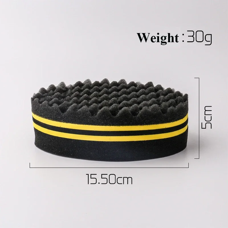 Spazzola per capelli ovale a doppio lato Magia intrecciare Spazzola in spugna per spirale afro naturale Onda paura Spazzole in spugna Trecce per capelli Intrecciare i capelli: rosa rosso