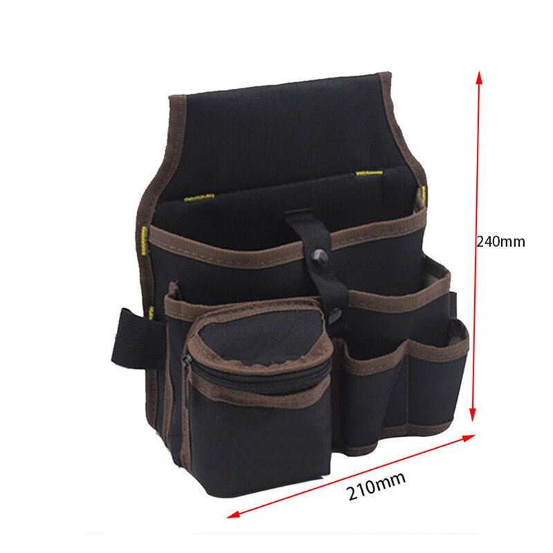 Grote Capaciteit Taille Tool Bag Taille Zakken Elektricien Gereedschapstas Oganizer Draagtas Gereedschap Tas Riem Taille Pocket Case: 1