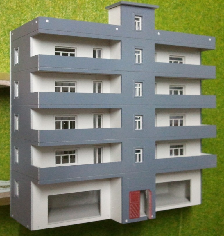 1: 144 150 100 School Teaching Building Model Scene Scene Model Plastic Assembly