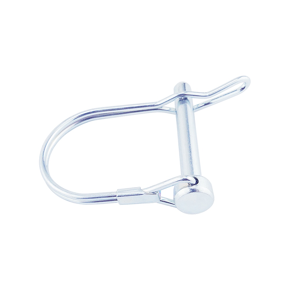 Spring Carbon Steel PTO Pin Round Arch Wire Shaft Locking Lock Pin Safety Coupler Pin Retainer Farm Trailers Wagons Lawn Garden