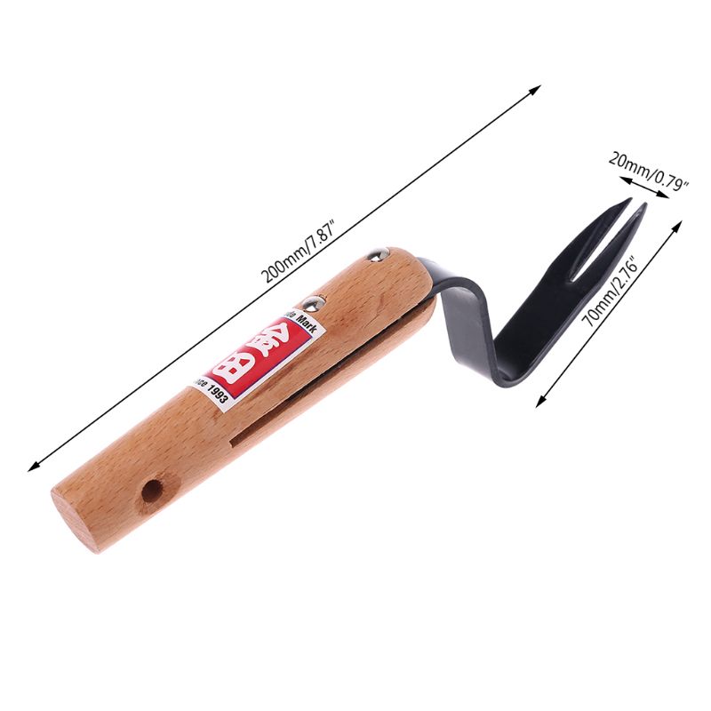 Extracteur de désherbeur à main à tête fourchue enlever les mauvaises herbes pelle outils de coupe de jardin Gadgets