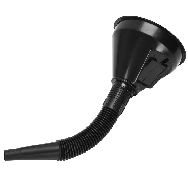 Filter funnel thickening tank and motorcycle gasoline filter funnel