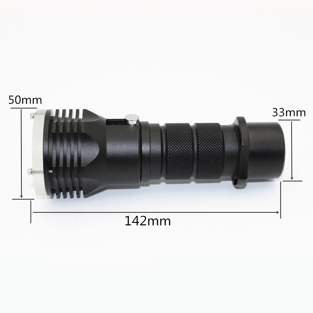 Linterna de buceo xm-l2 LED, 1200LM, subacuática, 50m, resistente al agua, con batería de 18650 o 26650