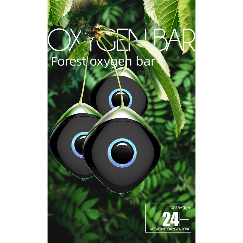 USB osobisty oczyszczacz powietrza naszyjnik wiszące przenośny jonizator z generator jonów ujemnych odświeżacz powietrza brak promieniowania