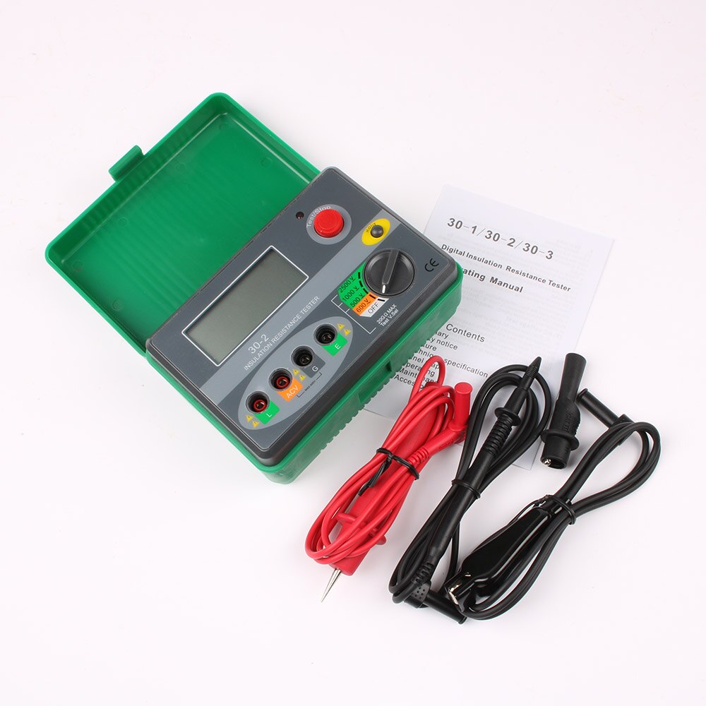 tester meter DY30-2 2500V ohm Digital Insulation Resistance Tester Megger Megohmmeter without battery