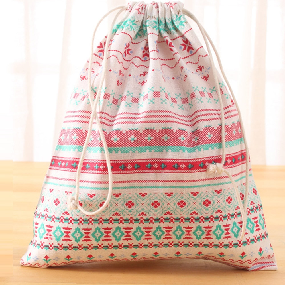 salePortable Drawstring bags Girls Shoes Bags Women Cotton Makeup bag Travel Pouch Storage Clothes Bags #0