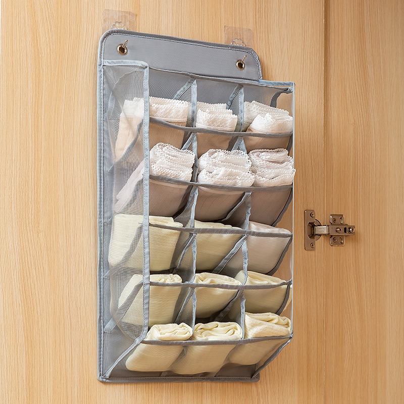 4 stuks ondergoed panty opslag hangende tas wandmontage beha opslag organisator rek thuis closet organisator opbergzakken