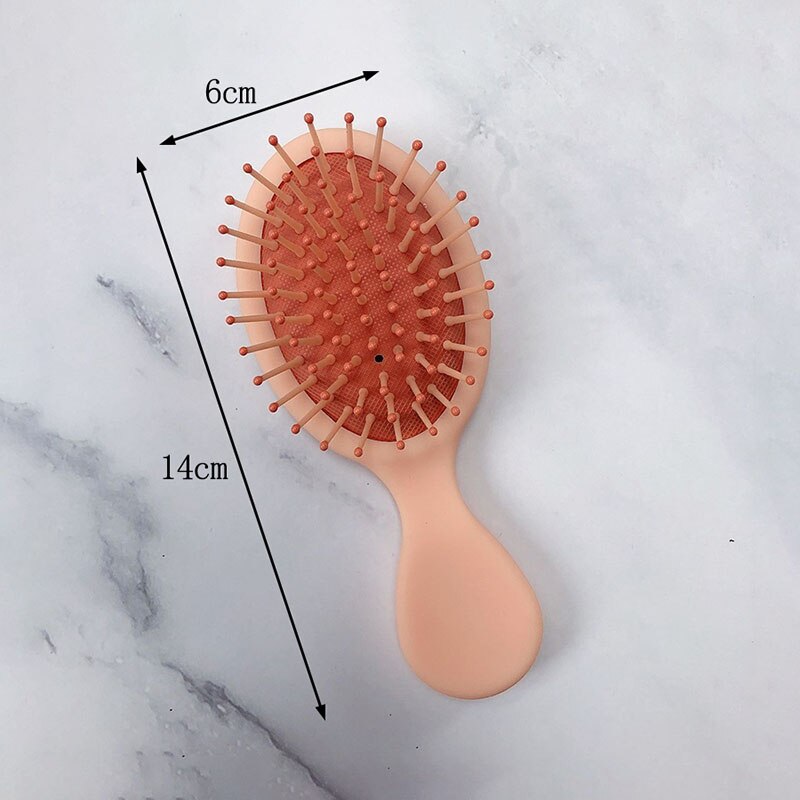 Baby Massage Luchtkussen Kam Multipurpose Hoofdhuid Massage Haar Borstel Plastic Draagbare Kammen Baby Zorg Levert Anti-Statische: orange