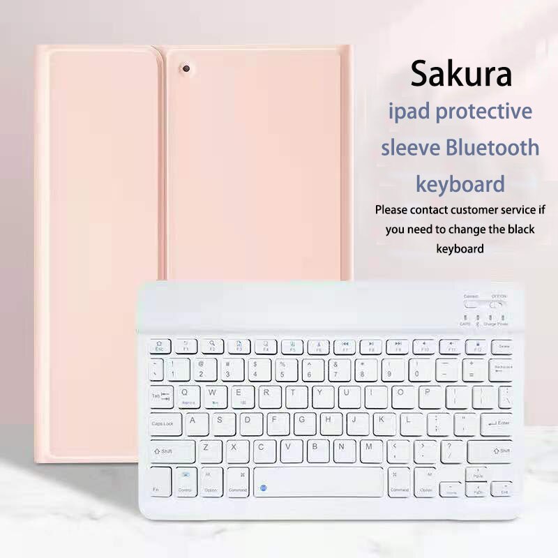 Protective sleeve Bluetooth keyboard Teclado Touchpad For 2019ipad 10.2/pro 10.5/air3 Wireless Bluetooth Keyboard iPad Keyboard: Pink