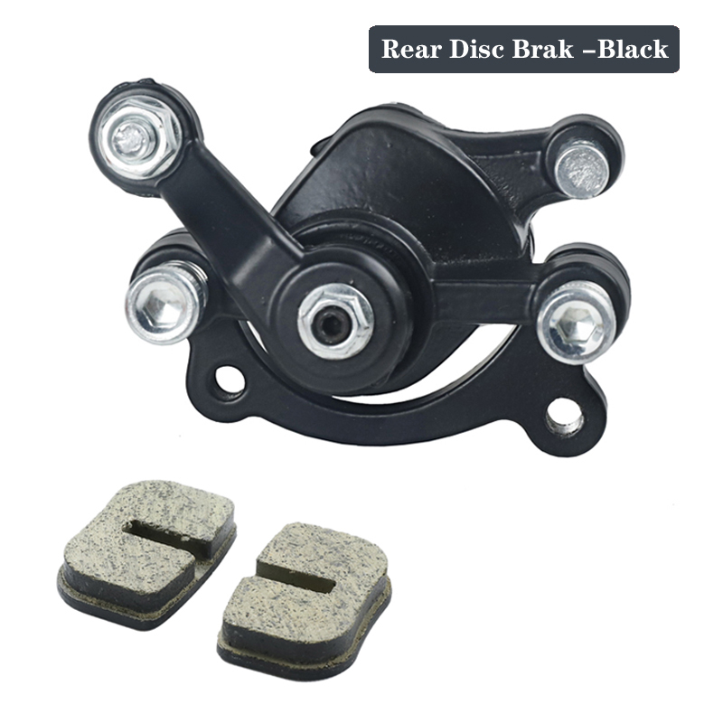 Främre bakre skivbromsok med belägg för 2- -takts 43cc 47cc 49cc kinesisk minimoto barn atv fyrhjuling dirt pocket bike bensinscooter: Orange