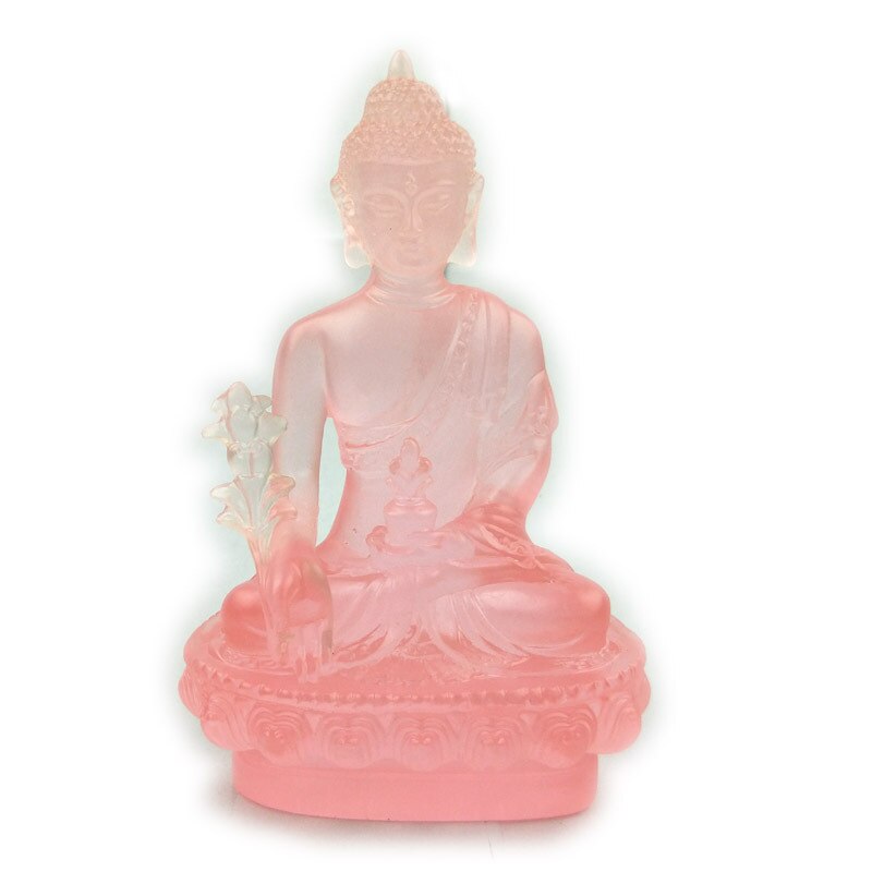 Statues de bouddha émaillées colorées, accessoires de décoration pour la maison, ornements pour la maison, pour l'artisanat,: 2