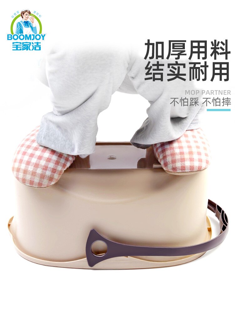 Wash mop bucket rectangular plastic thick large bucket household mop bucket mopping bucket bucket sponge sponge bucket