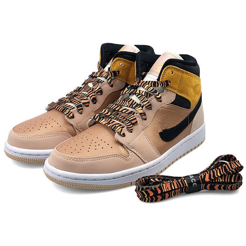 Individual Classic Animal Pattern Shoelaces Women Men Zebra Leopard Pattern High-top Canvas Sneakers Shoelaces: Tiger pattern / 160cm