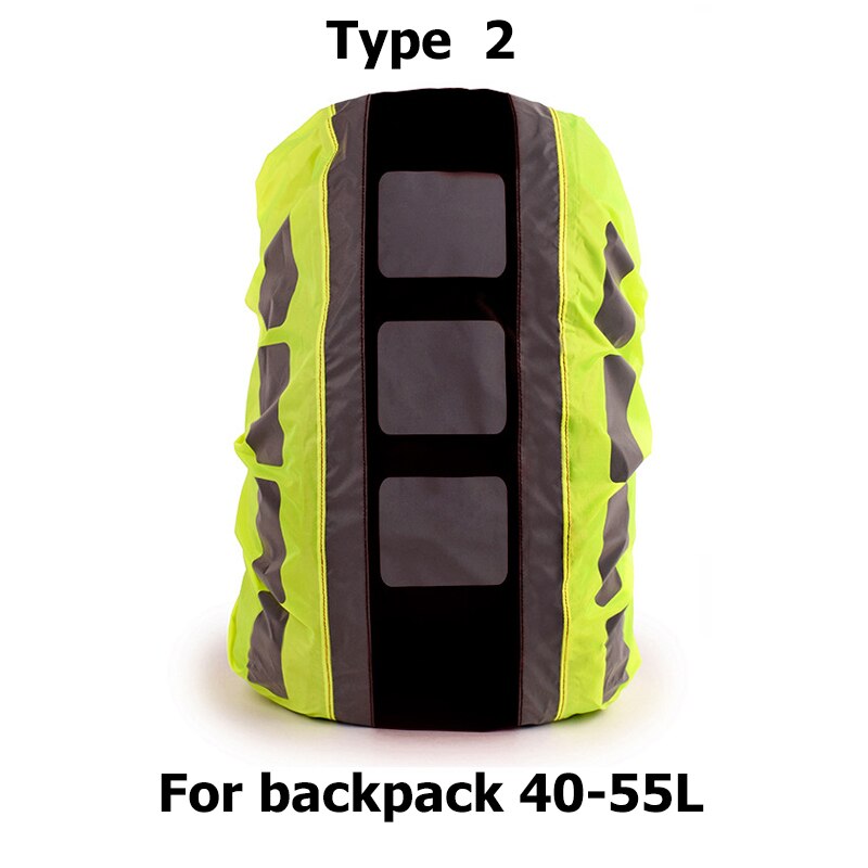 Reflective Waterproof Bag Rain Cover Backpack Cover Outdoor Travel Camping Dustproof Rainproof Covers for Backpacks: B 40-55L