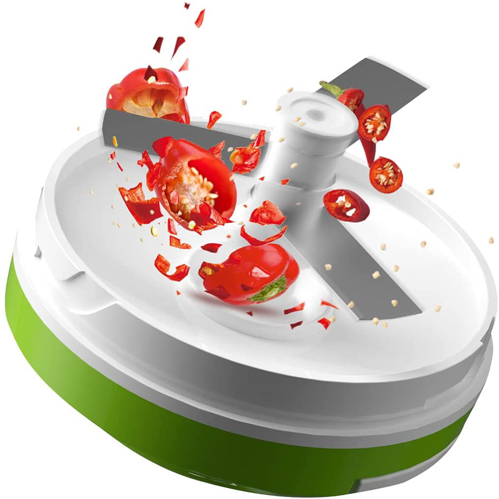 300ML Hand Blender Manual Meat Grinder Hand-power Food Chopper Mincer Mixer Blender to Chop Meat Fruit Vegetable Nuts Shredders