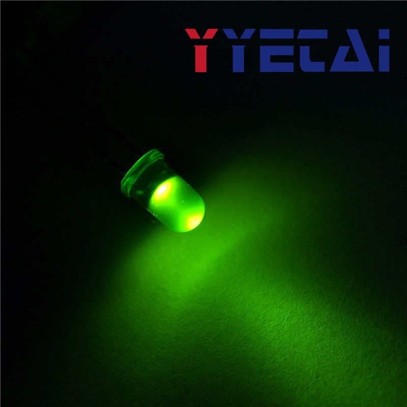 YongYeTai LED5MM ronde hoofd groen haar groen licht