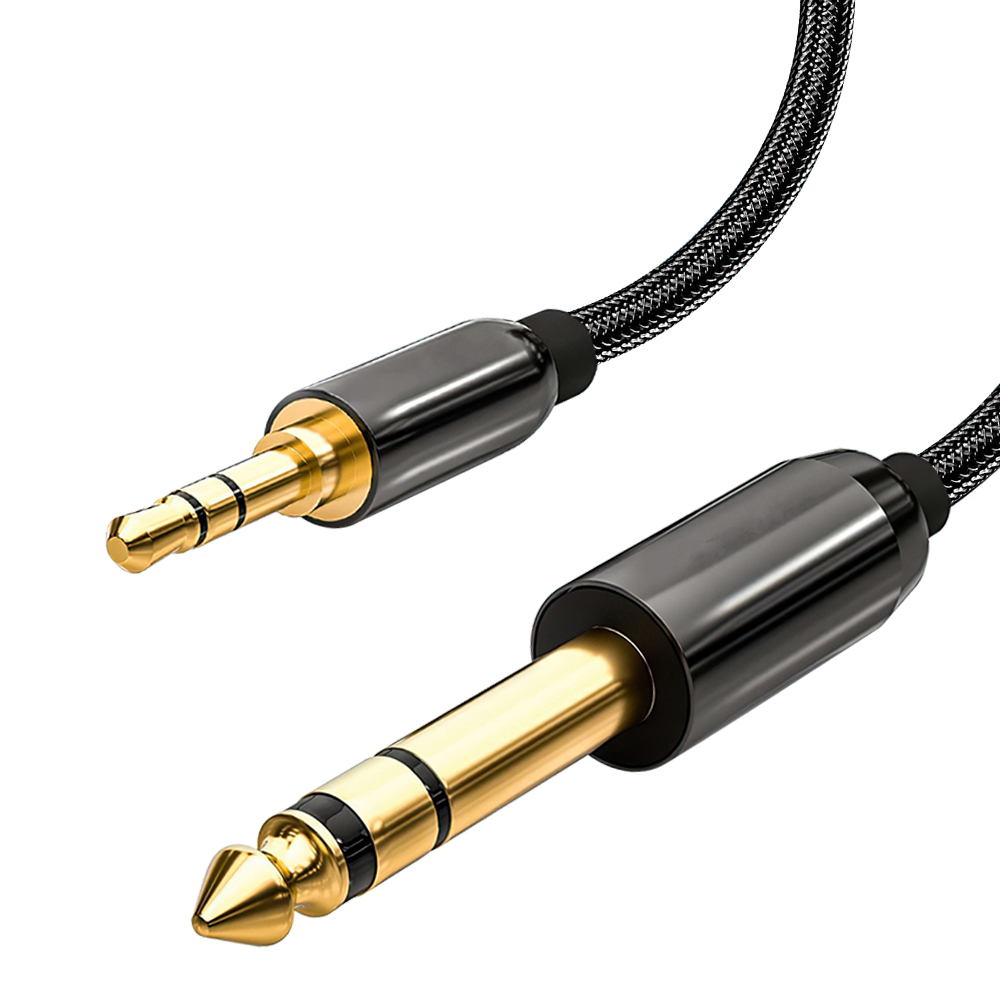 6.35/6.5mm To 3.5mm Cable For Guitar Amplifier Mix... – Grandado
