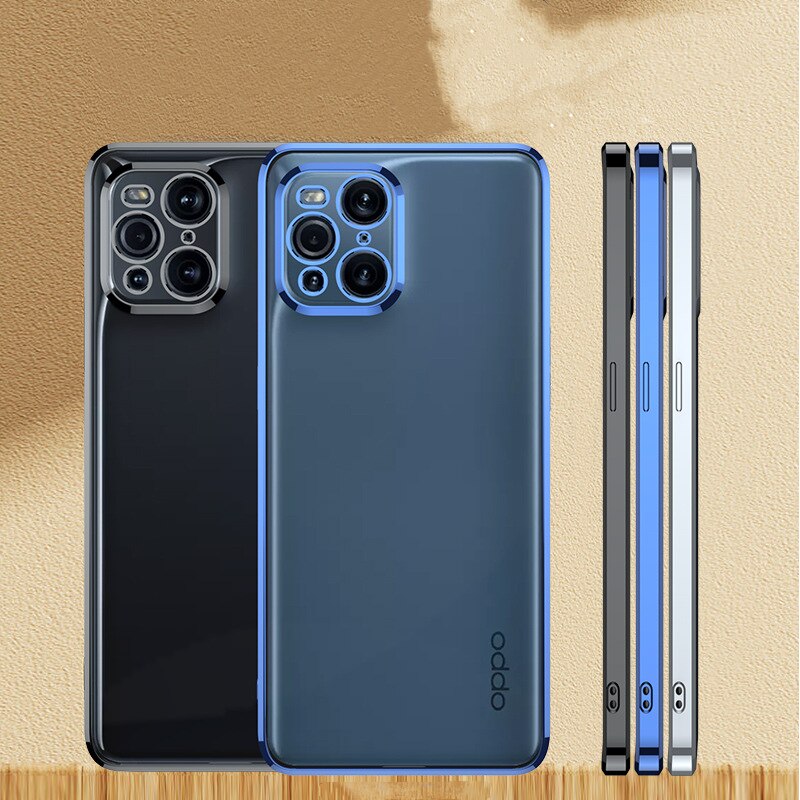 Funda protectora para teléfono OPPO Find X3 Pro, protector de silicona suave, transparente, ultrafina, X3pro