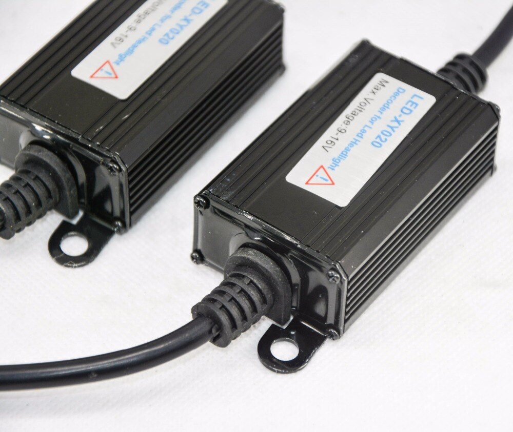 1 Pair H15 LED Decoder Car LED Headlight Warning Canceler Auto Canbus Can-bus Error Free Fix Anti-Hyper Flashing Blinking 12V