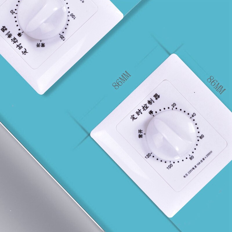 -Countdown Switch 120 Minutes High-Power Water Pump Timer Mechanical Timer Countdown Control 86 Panel