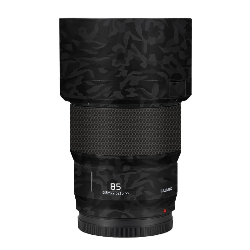 Lumix S 85 F1.8s Lens Sticker Vinyl Decal Skin Wrap Cover Voor Panasonic Lumix S 85Mm F/1.8 S Lens Sticker Film: Camo Black