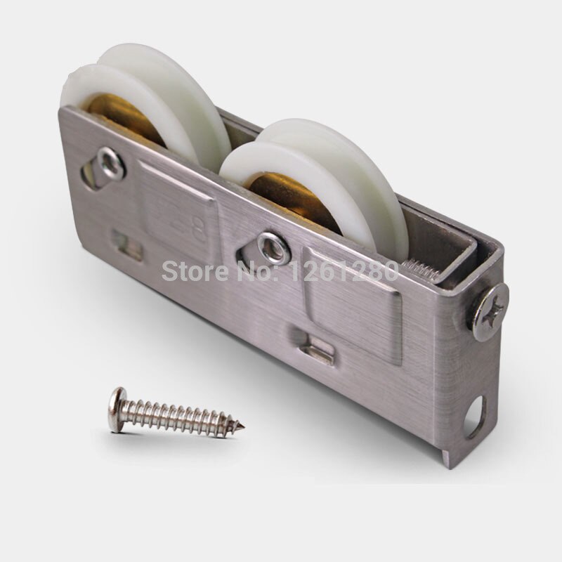 828-Type Schuifdeur Katrol Aluminiumlegering Plastic Staal Venster Nylon Wiel Gedempte Roller Huis Hardware