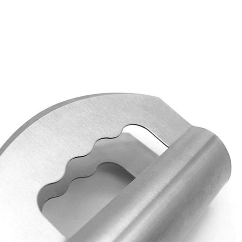 All Stainless Steel Double Cut Salad Salad Chopped Vegetable Cheese Cheese Cut Knife Vanilla Knife