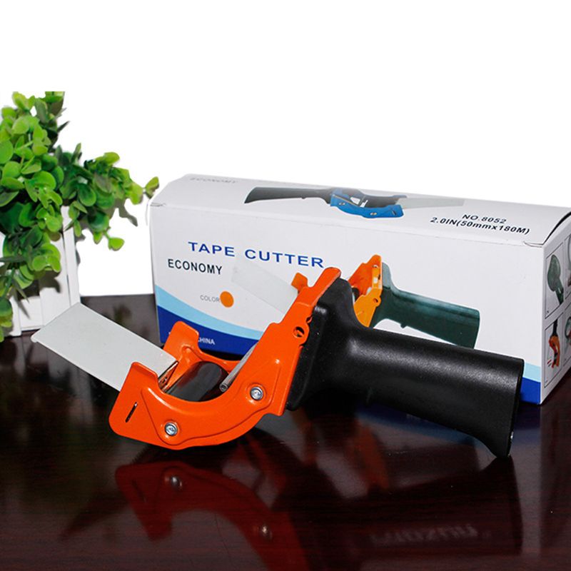 Heavy Duty Portable Sealing Tape Gun Dispenser Packaging Machine Cutter Handheld Packer Holder Random Color